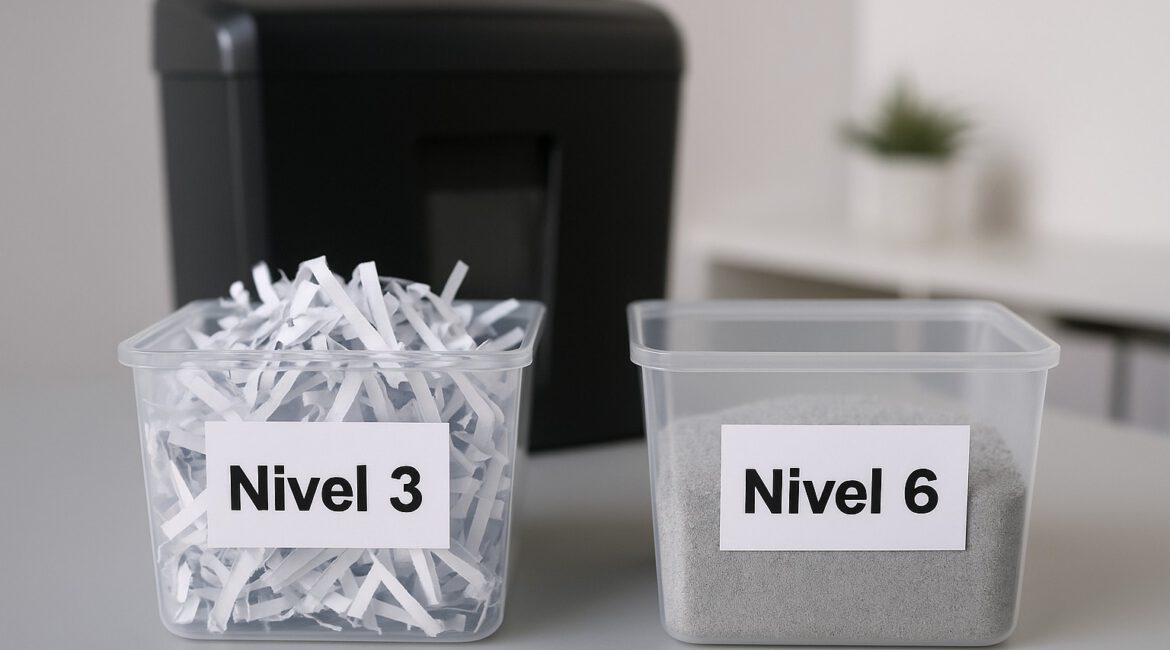 niveles de destrucción comparación partículas